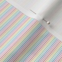 ultra tiny pastel rainbow fun stripes no1 horizontal