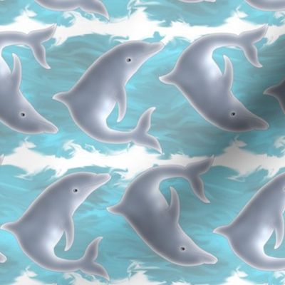 Somersaulting Porpoise Dolphin Stripe 2