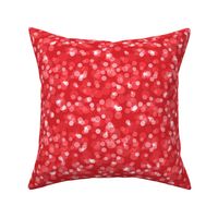 Sparkly Bokeh Pattern - Fiery Red Color