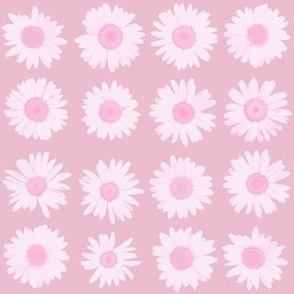 daisy dots in pastel pinks