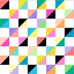 Rainbow Storm Checkerboard