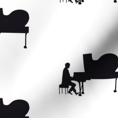 Piano Player Pattern