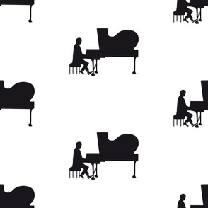 Piano Player Pattern