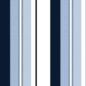 nautical navy white blue large vertical stripe