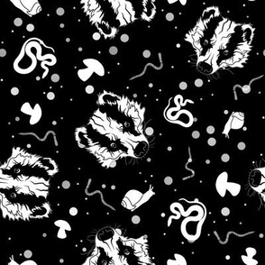 Black Metal Fabric, Wallpaper and Home Decor | Spoonflower