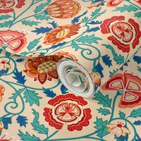 Modern Indian Chintz - Vintage Hue