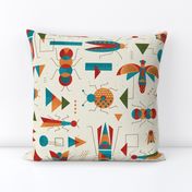 My Retro Friends Geometric - jumbo  ©designsbyroochita