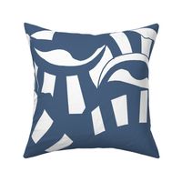 Abstract Navy Blue Pattern