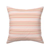 Boho Small Stripes in Orange Peach Pink Fall Halloween