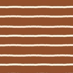 Brown Wavy Stripes