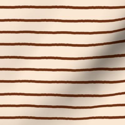 Rust Wavy Stripes