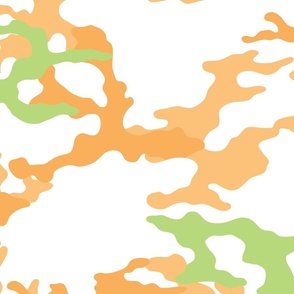 Camouflage in faded orange 150_