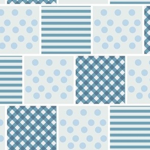 quilt design in blue -baby boy nursery design