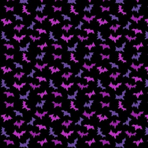 Halloween Bats - Purple 