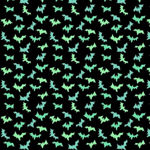 Halloween Bats - Green 