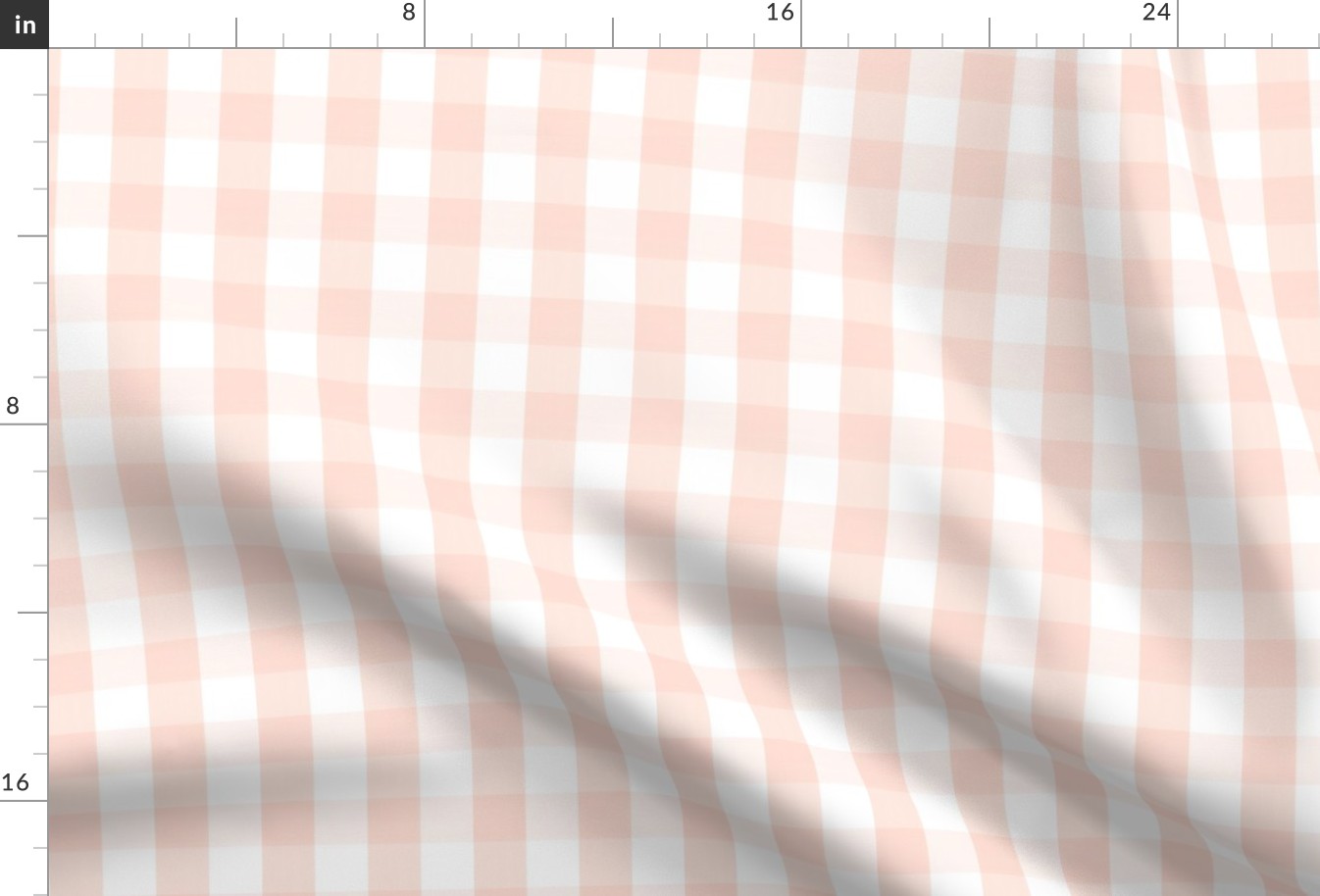 Alexis Pale Pink 1" Plaid