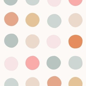 Multicolor spot large scale pastel copper gray by Pippa Shaw