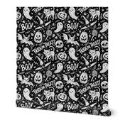 Spooky Cute Halloween Black