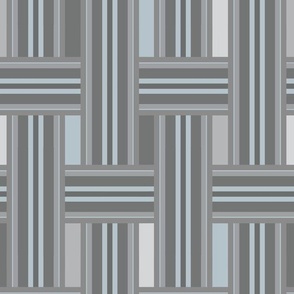 Gray Plaid Weave