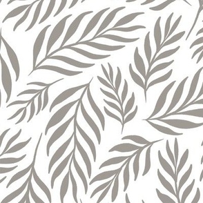 Ferns in Soothing Taupe - Large