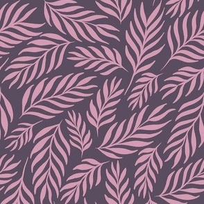 Ferns in Soft Purple - Medium