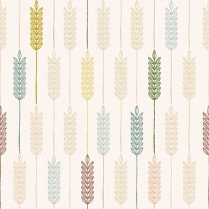 Wheat Field Multicolor - 12 inch repeat