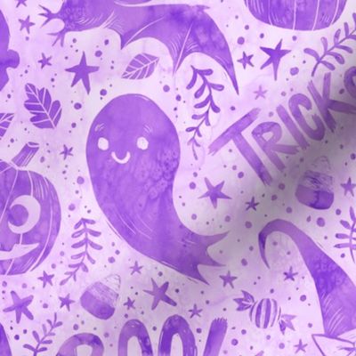 Spooky Cute Halloween Pastel Purple