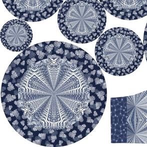 Delft infinity placemats and coasters