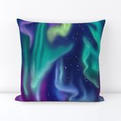 Northern Lights Aurora Borealis in the Night Sky Large 
