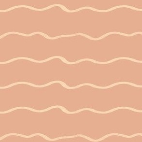 Peach Nougat Waves