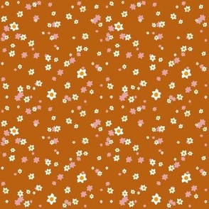 Vintage Floral collection - Ochre flowers