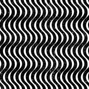 Black and White Op Art Lines (vertical)