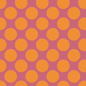 Polka dot (2") - purple, orange (ST2021PD)