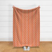 Medium Scale Halloween Costume Mummies on Orange Texture