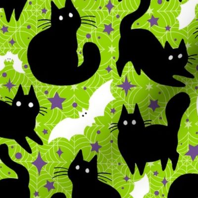Cats and Bats Green