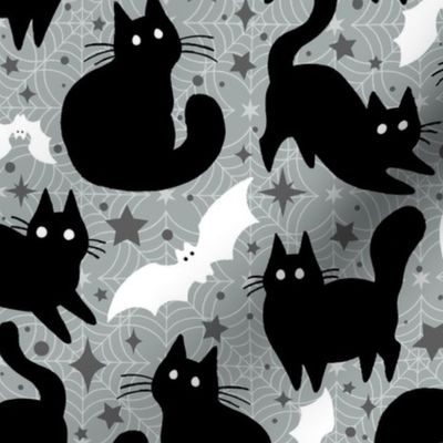 Cats and Bats Grey