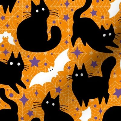 Cats and Bats Orange
