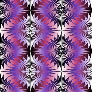 Starburst magenta purple