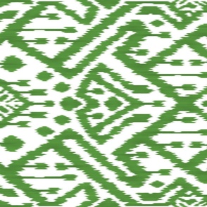 Ikat Deco in greens 100_