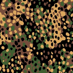 German WW2 Erbsenmuster Pea Dot Camouflage Pattern