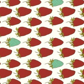 Strawberry tea towel