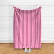 Hot Pink Half Inch Vertical Stripes