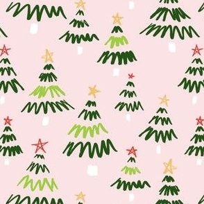 Pink Christmas Trees