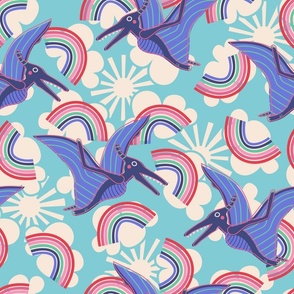 Pterodactyls Take Flight! // PINK PURPLE // JUMBO