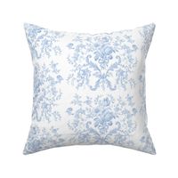 Faded Rococo Roses blueberry petite