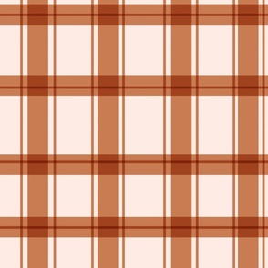 Gingham Check in Brown