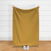 Vintage Floral in Mustard