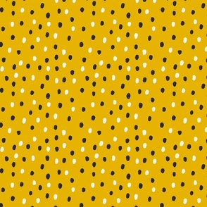 Dots & Stuff in Mustard