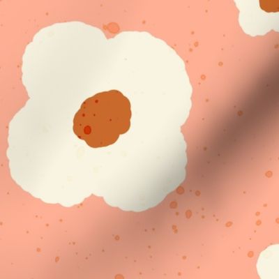 Speckled Floral in Peach