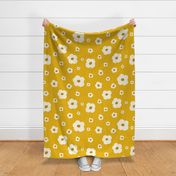 Speckled Floral in Mustard